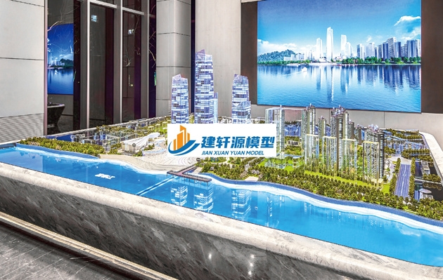 黄陵富春-金茂星外滩模型